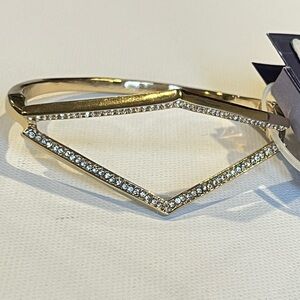 Jennifer Lopez Gold and Silver Geometric Bracelet